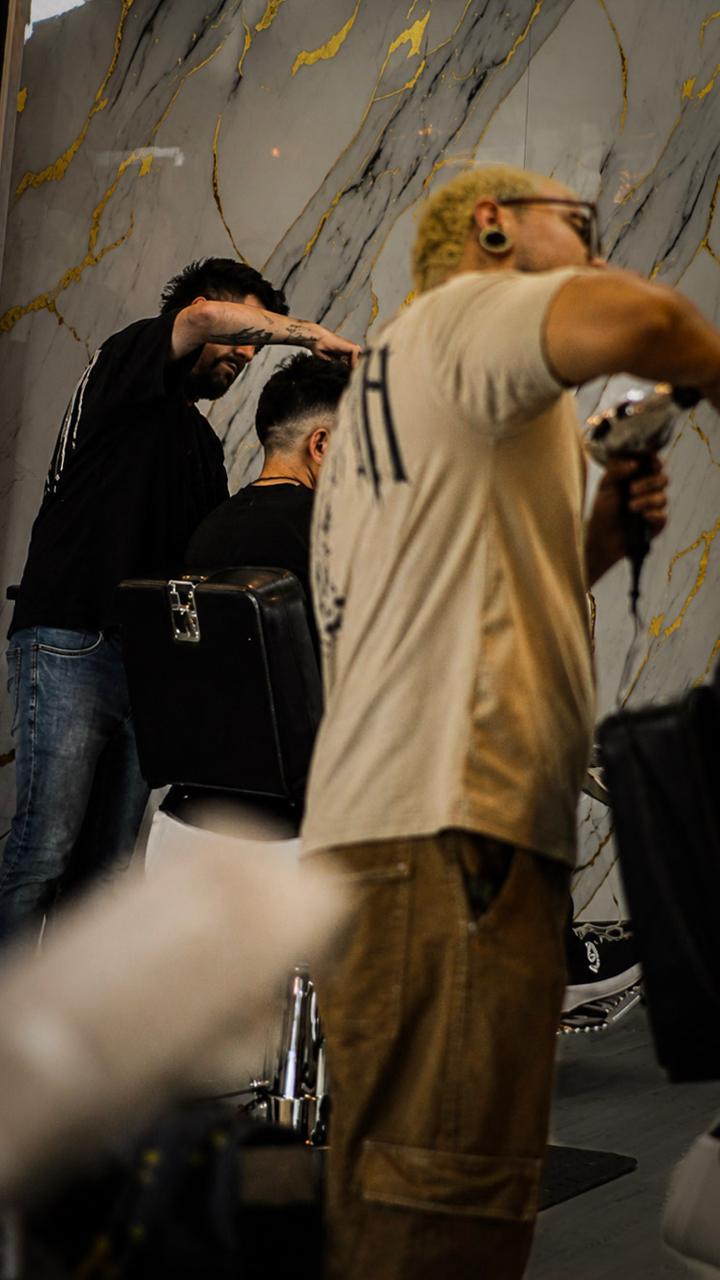 Trabajo de barbería